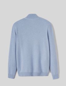 Pull col montant laine