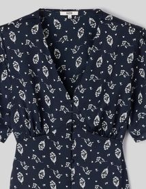 Robe longue imprimée