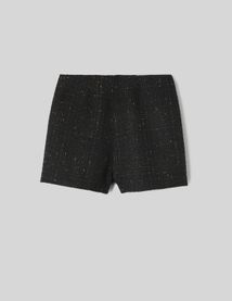Jupe short en tweed