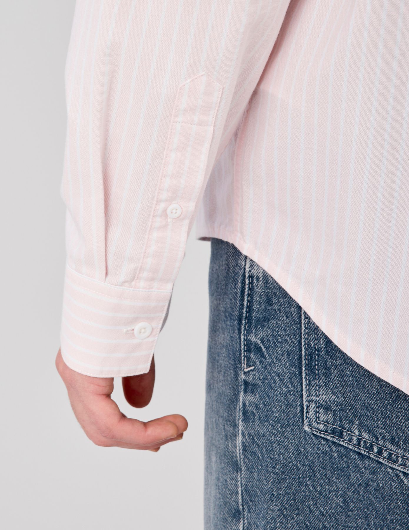 Chemise oxford ray&eacute;e