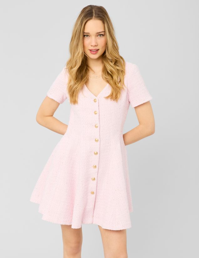 Robe en tweed
