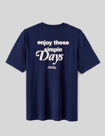 T-shirt imprimé devant dos