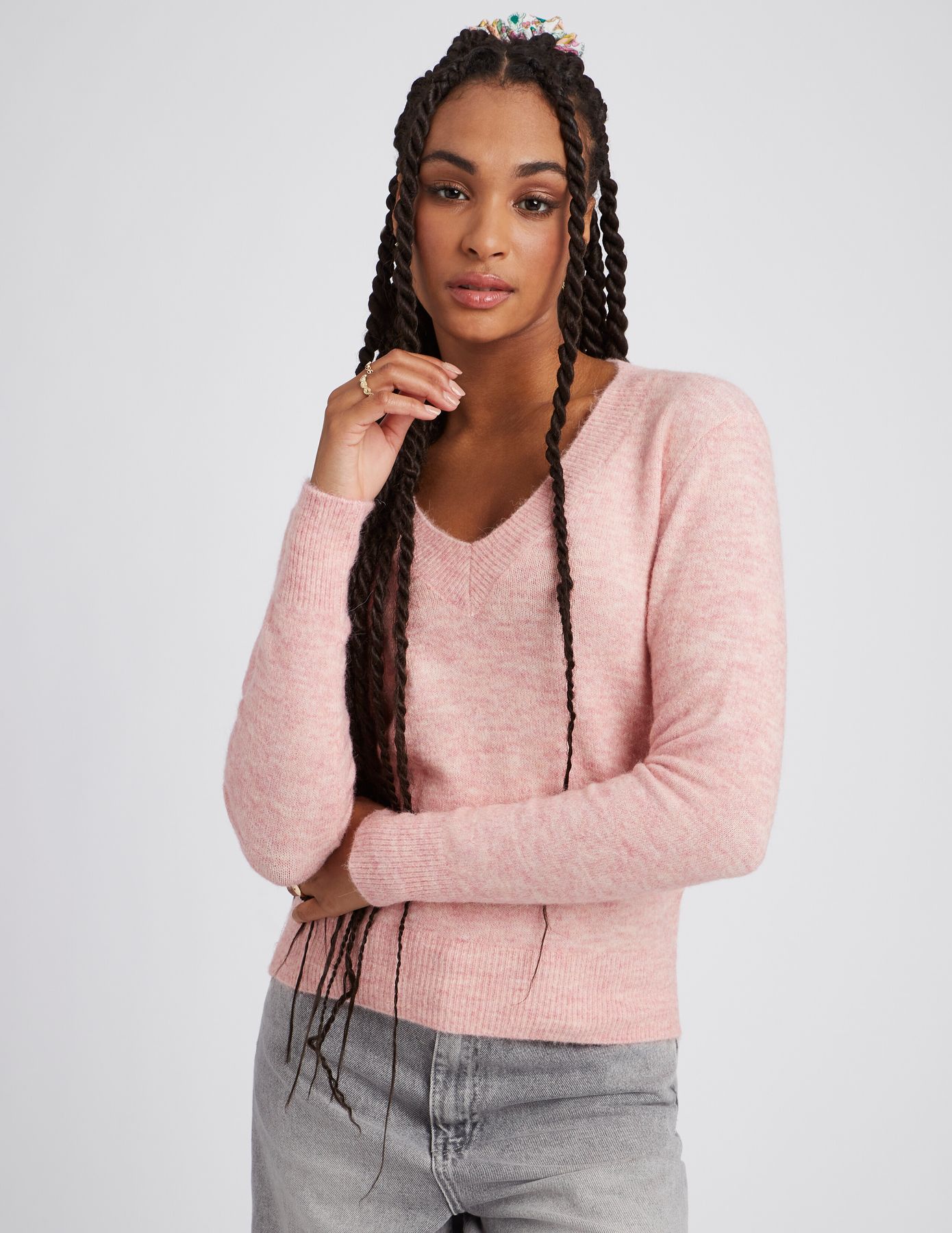 Pull col V uni