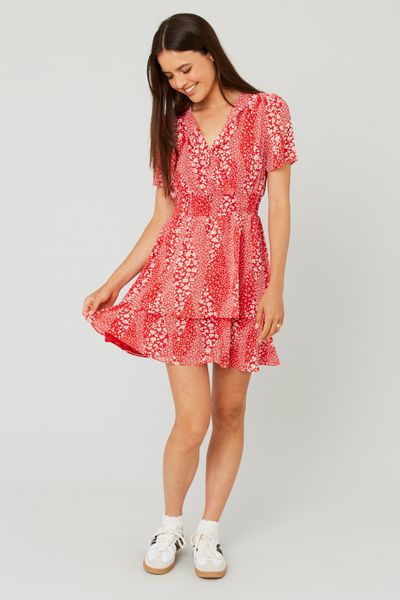 Robe courte imprimée