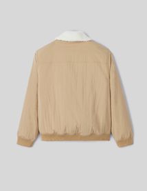 Veste zippée col sherpa
