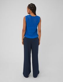 Gilet sans manches crochet
