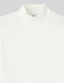 T-shirt col montant uni