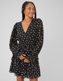 Robe courte imprim&eacute;e