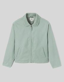 Veste zippée col velours