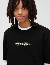 T-shirt imprimé esprit racing