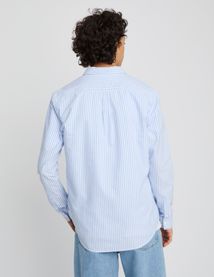 Chemise rayée droite