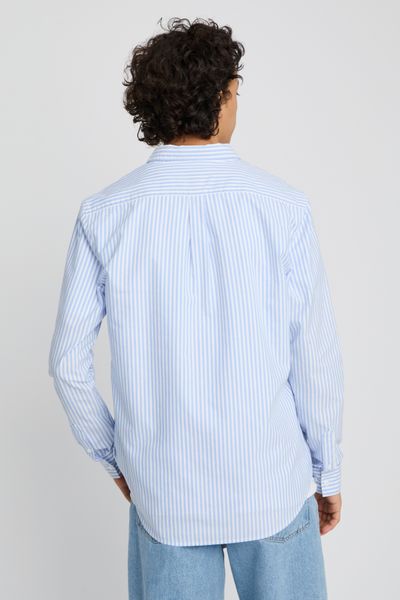Chemise rayée droite