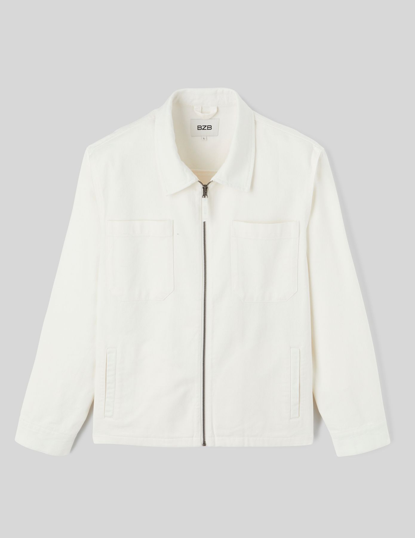 Veste zippée unie