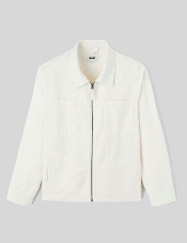 Veste zippée unie