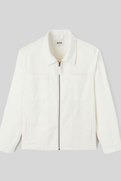 Veste zippée unie