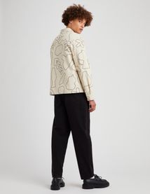 Veste imprimée zippée