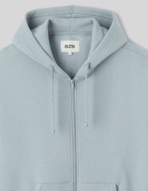 Sweat zippé à capuche