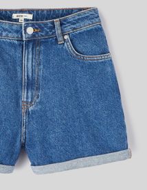 Short en jean mom fit