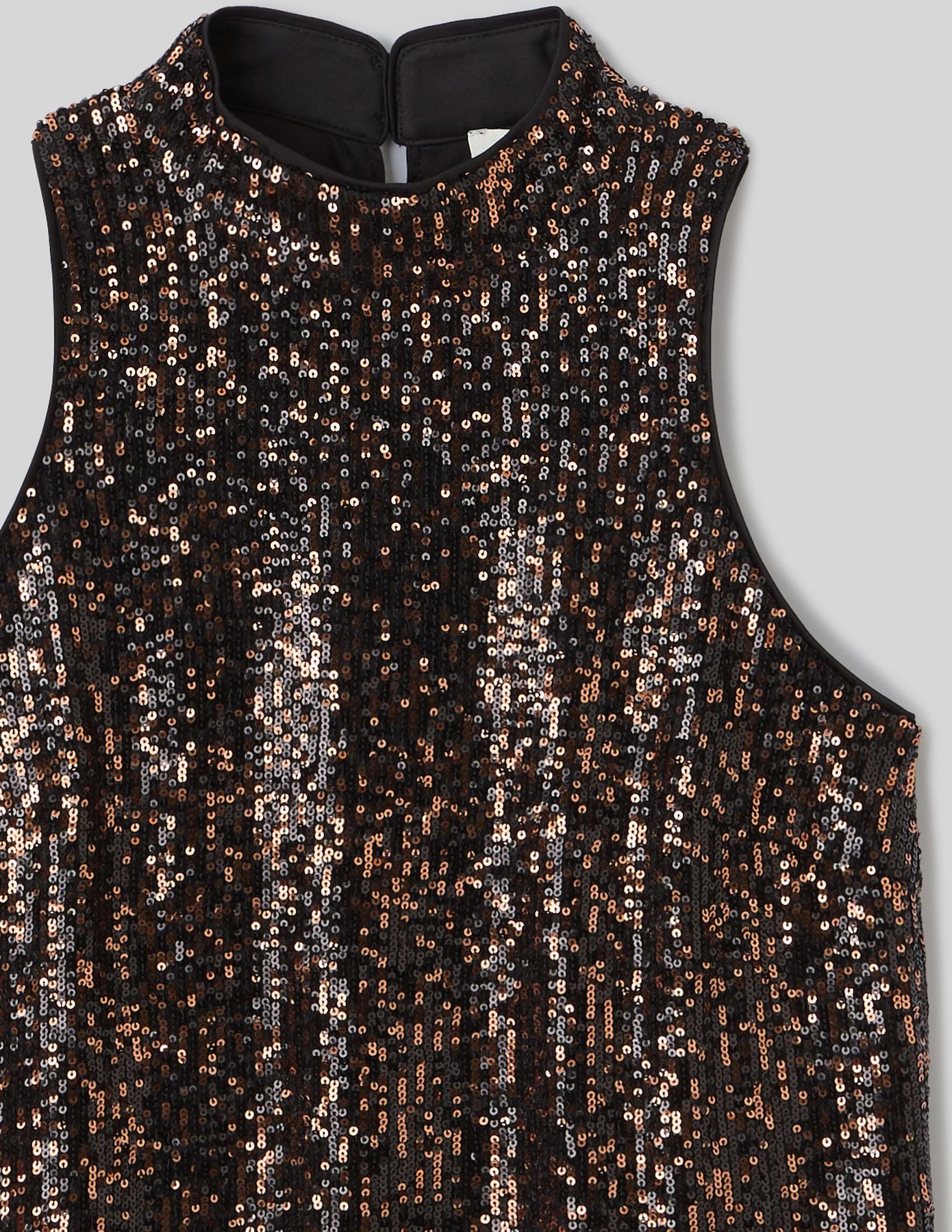T-shirt sans manches à sequins
