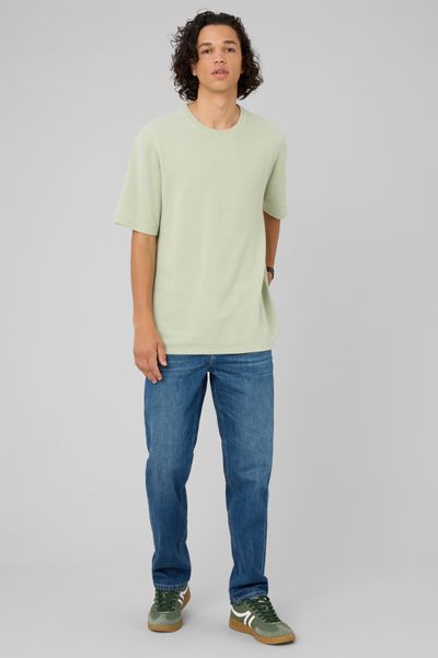 T-shirt maille textur&eacute;e
