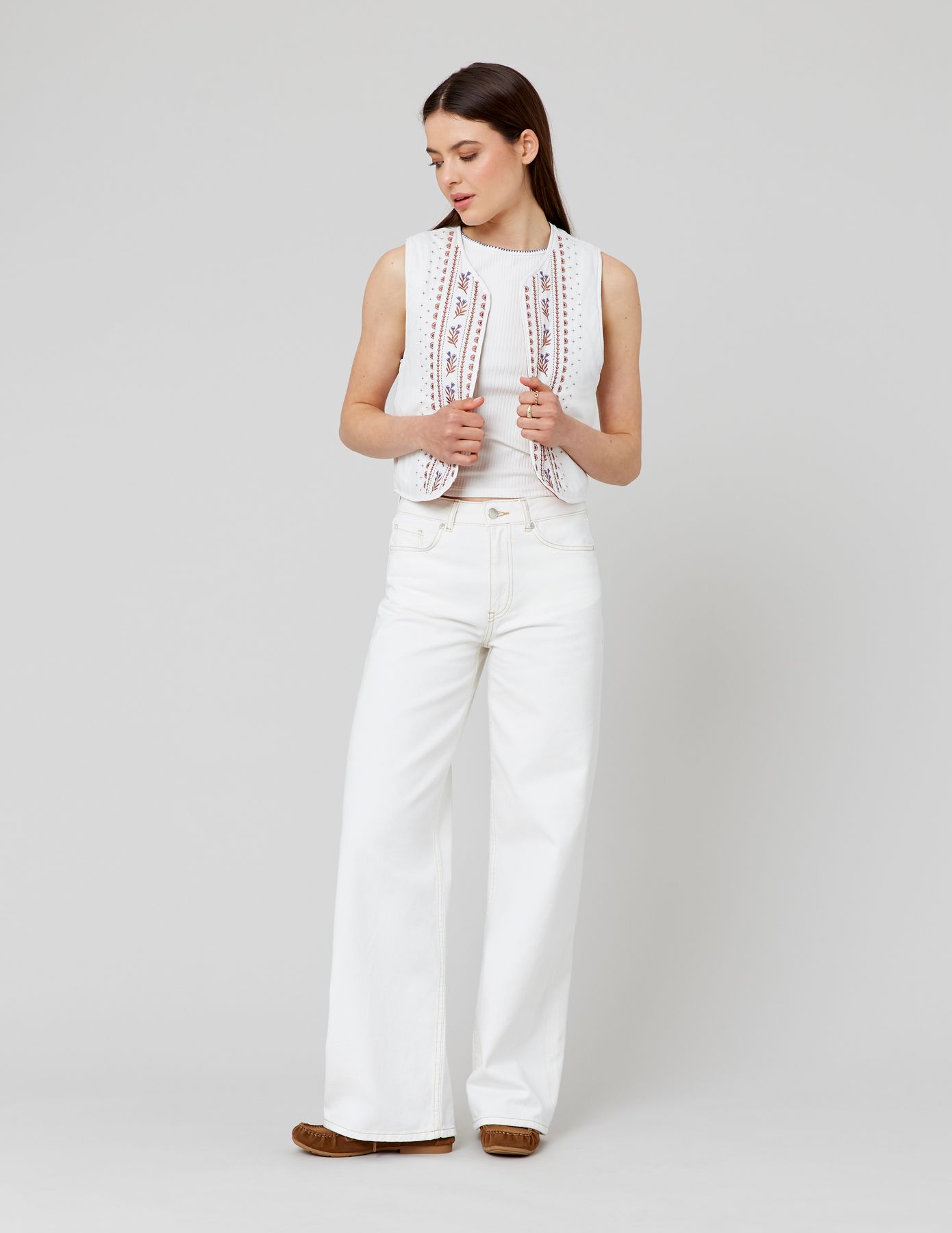 Veste sans manches réversible