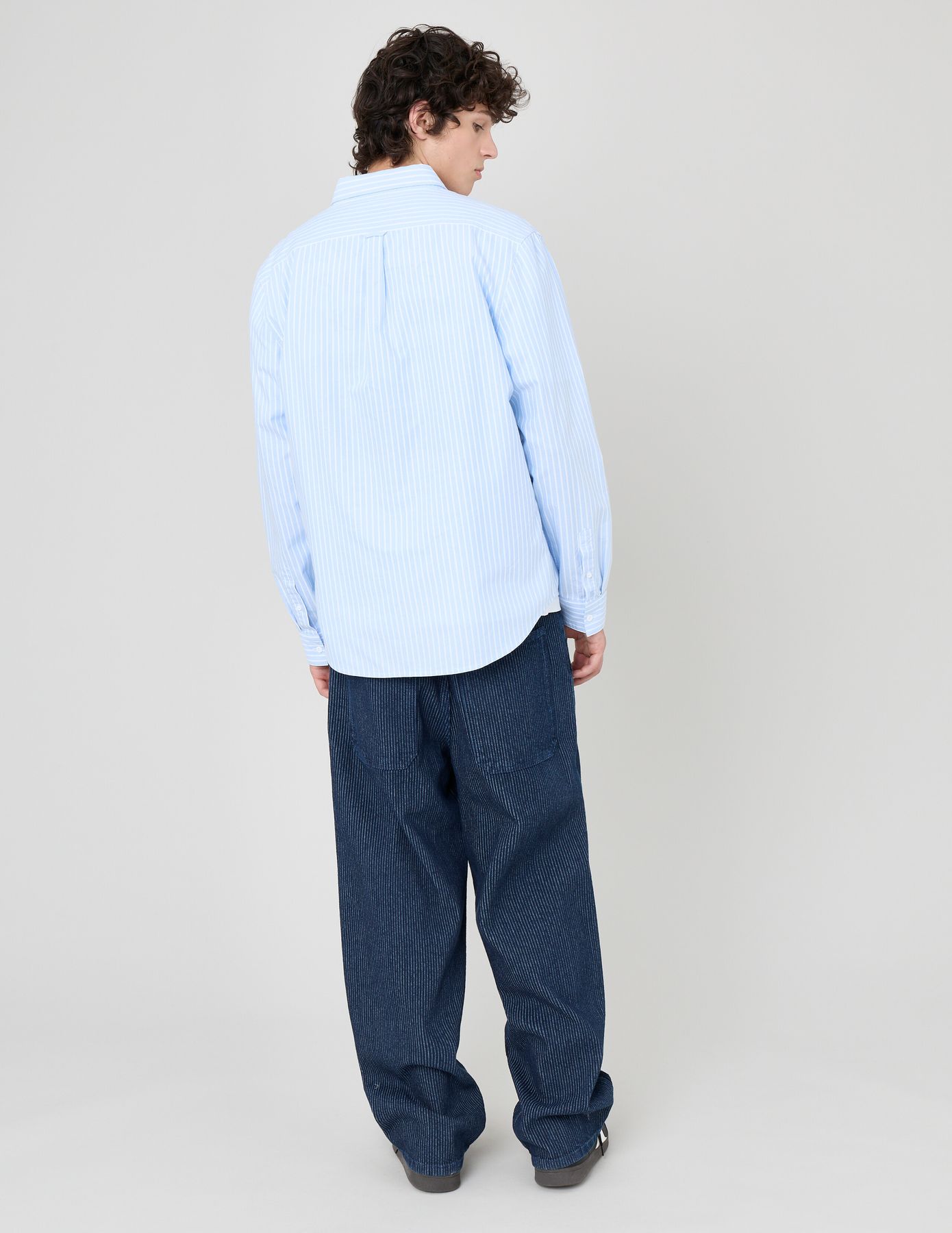 Chemise oxford rayée
