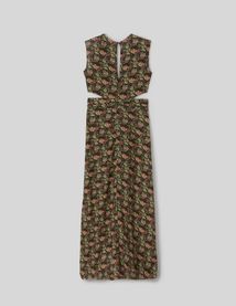 Robe longue imprimée