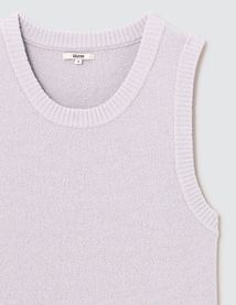 Pull sans manches uni