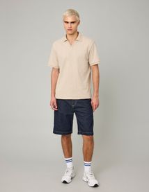 Polo maille fantaisie