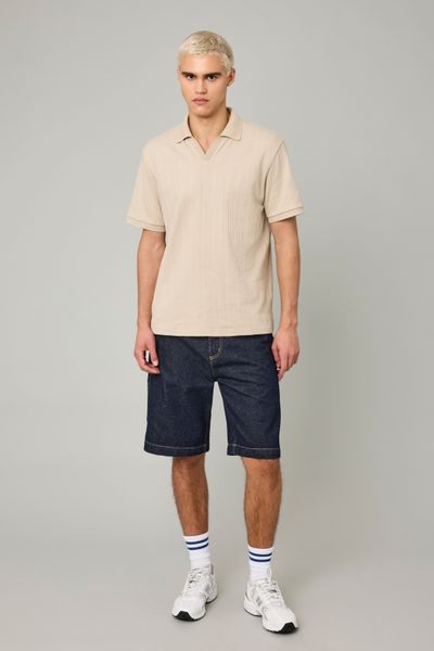 Polo maille fantaisie