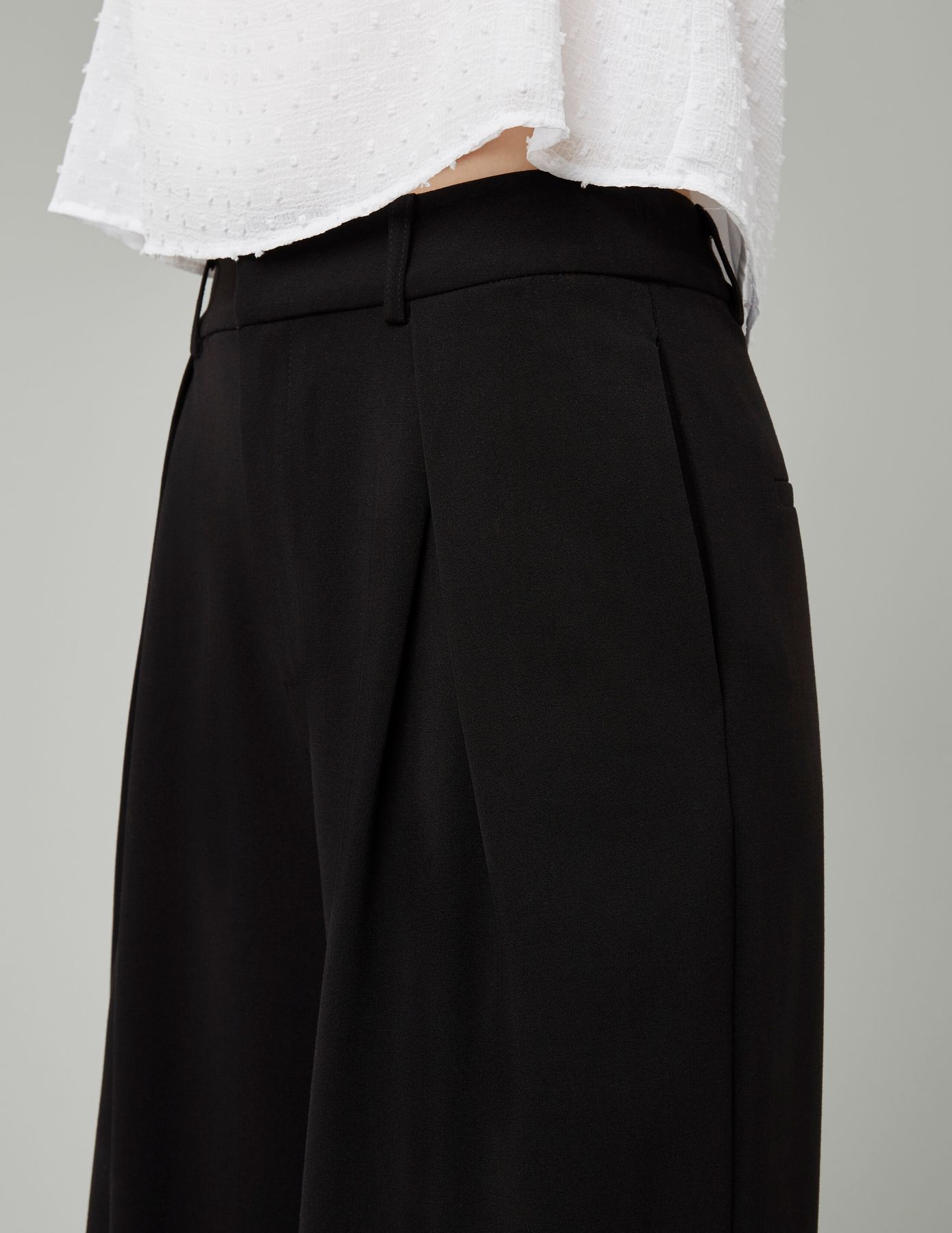 Pantalon large à pinces