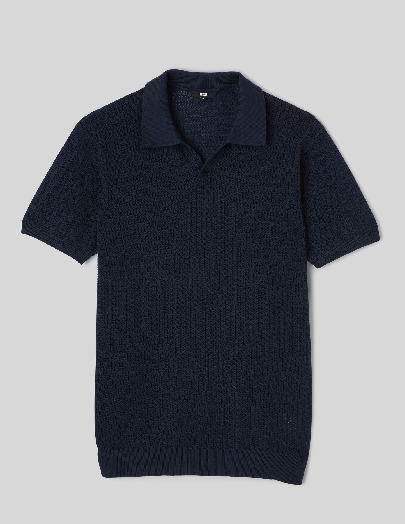 Polo maille ajour&eacute;e