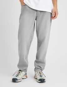 Jean relaxed gris