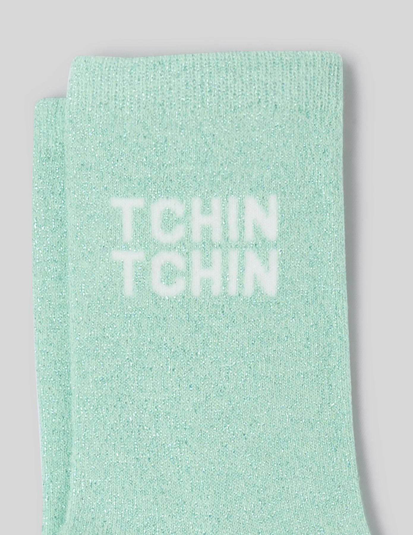 Chaussette unitaire wording lurex