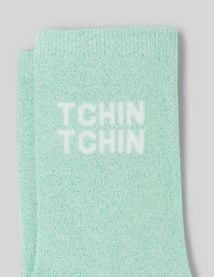 Chaussette unitaire wording lurex