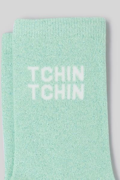 Chaussette unitaire wording lurex