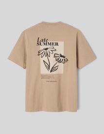 T-shirt imprim&eacute; devant / dos