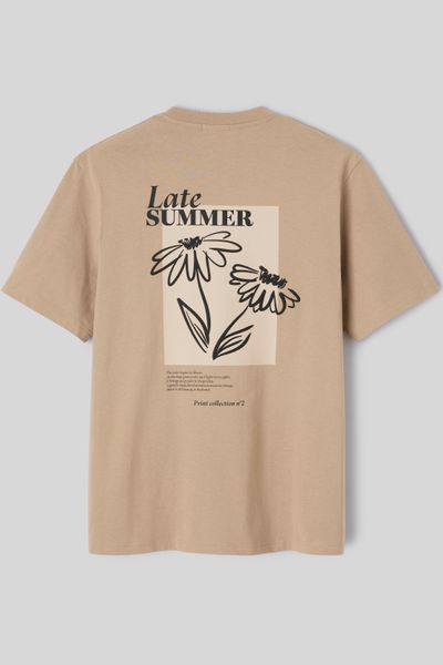 T-shirt imprim&eacute; devant / dos