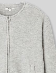 Veste boule en laine