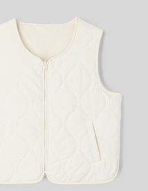 Gilet sans manches r&eacute;versible