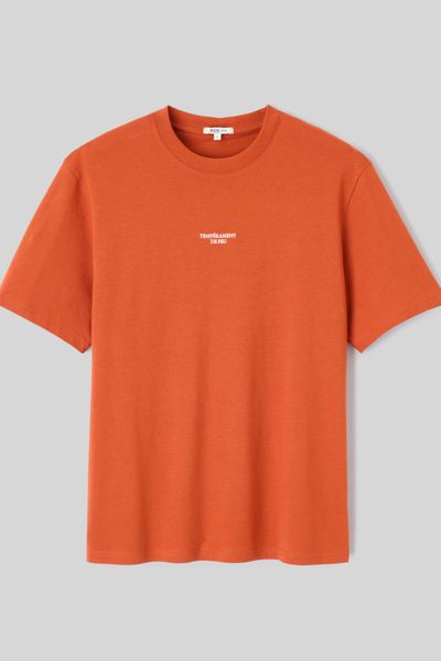 T-shirt broderie poitrine