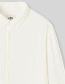 Chemise manches longues gaze de coton