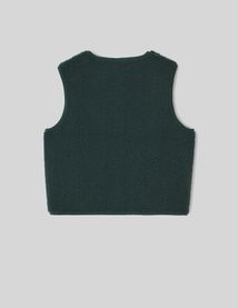 Gilet sherpa sans manches