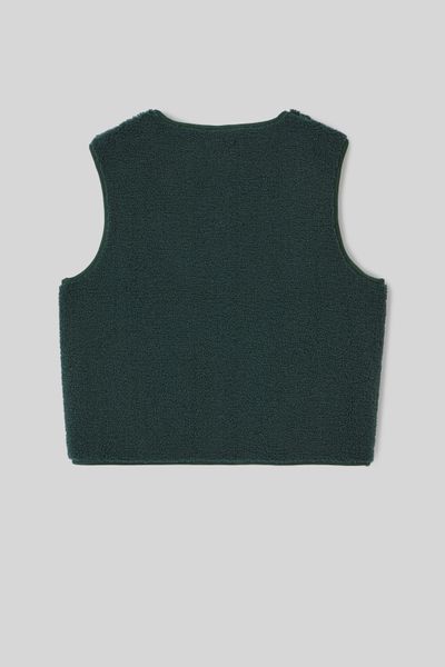 Gilet sherpa sans manches