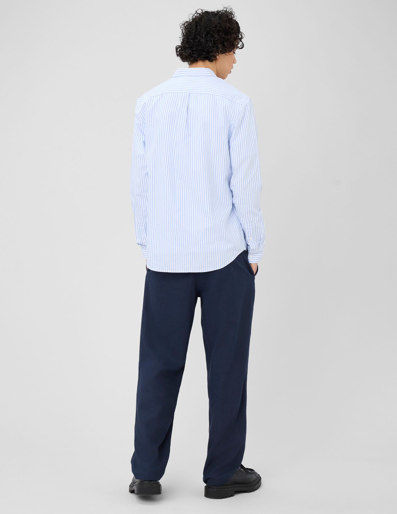 Pantalon de ville fluide viscose lin