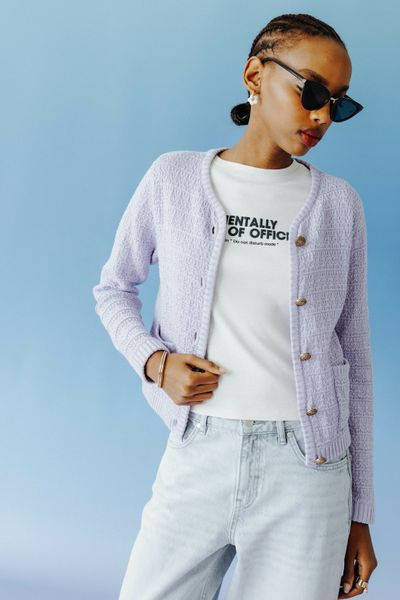 Gilet boutonn&eacute;