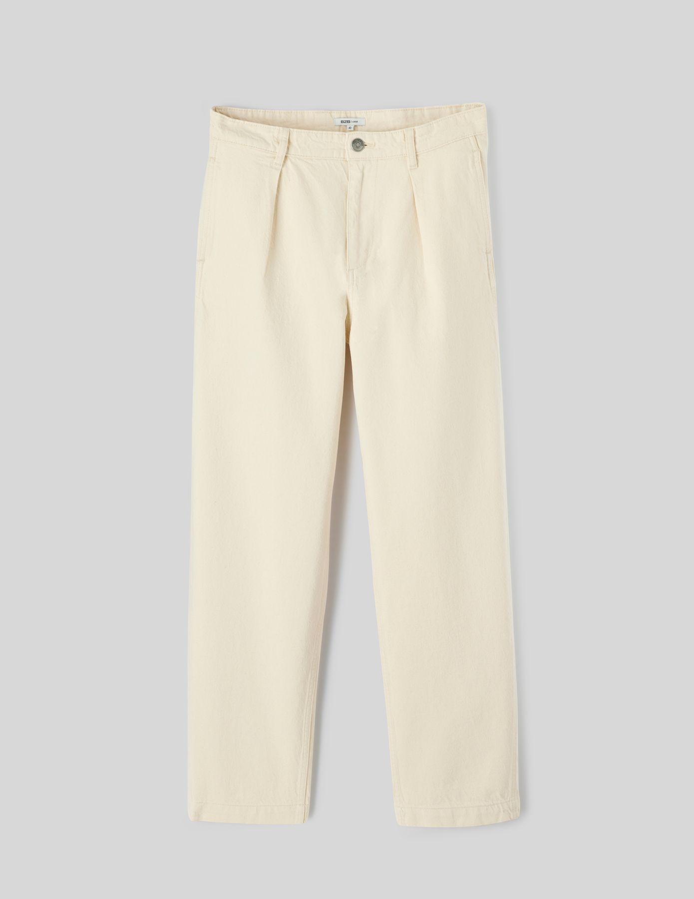 Pantalon twill à pinces