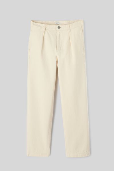 Pantalon twill à pinces