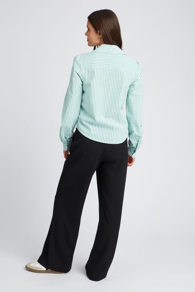 Chemise textur&eacute;e ray&eacute;e