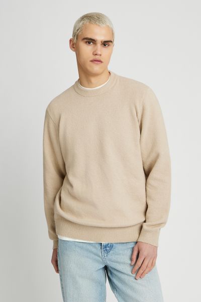 Pull matière fantaisie